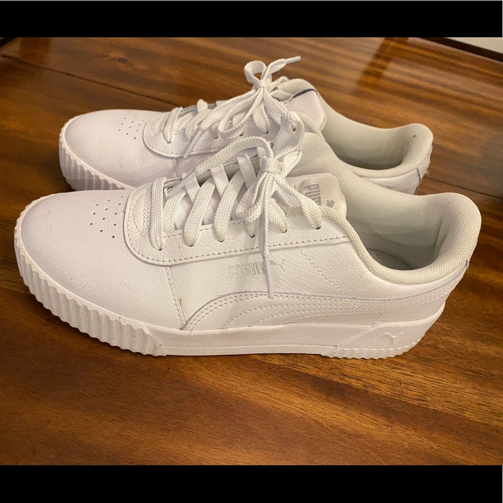White sneakers